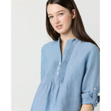 Ann Mashburn Robin Shirt Extra Light Washed Cotolino Chambray