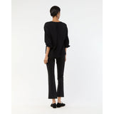 Ann Mashburn Alma Blouse Black Eyelet