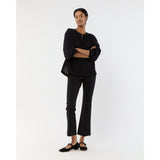 Ann Mashburn Alma Blouse Black Eyelet