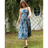 Ann Mashburn Penny Dress Indigo Bandana Summer Cloth