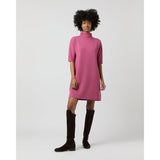 Rowan Short-Sleeved Funnel Neck Dress