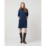 Rowan Short-Sleeved Funnel Neck Dress