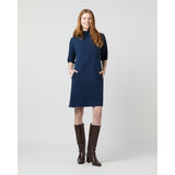 Rowan Short-Sleeved Funnel Neck Dress