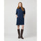 Rowan Short-Sleeved Funnel Neck Dress
