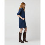 Rowan Short-Sleeved Funnel Neck Dress