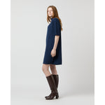 Rowan Short-Sleeved Funnel Neck Dress