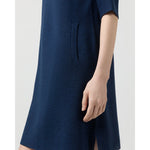 Rowan Short-Sleeved Funnel Neck Dress