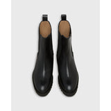 Tall Lug Sole Chelsea Boot Black