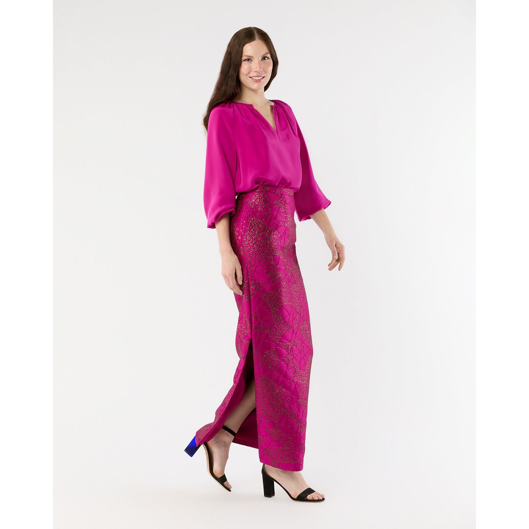 Long Pencil Skirt