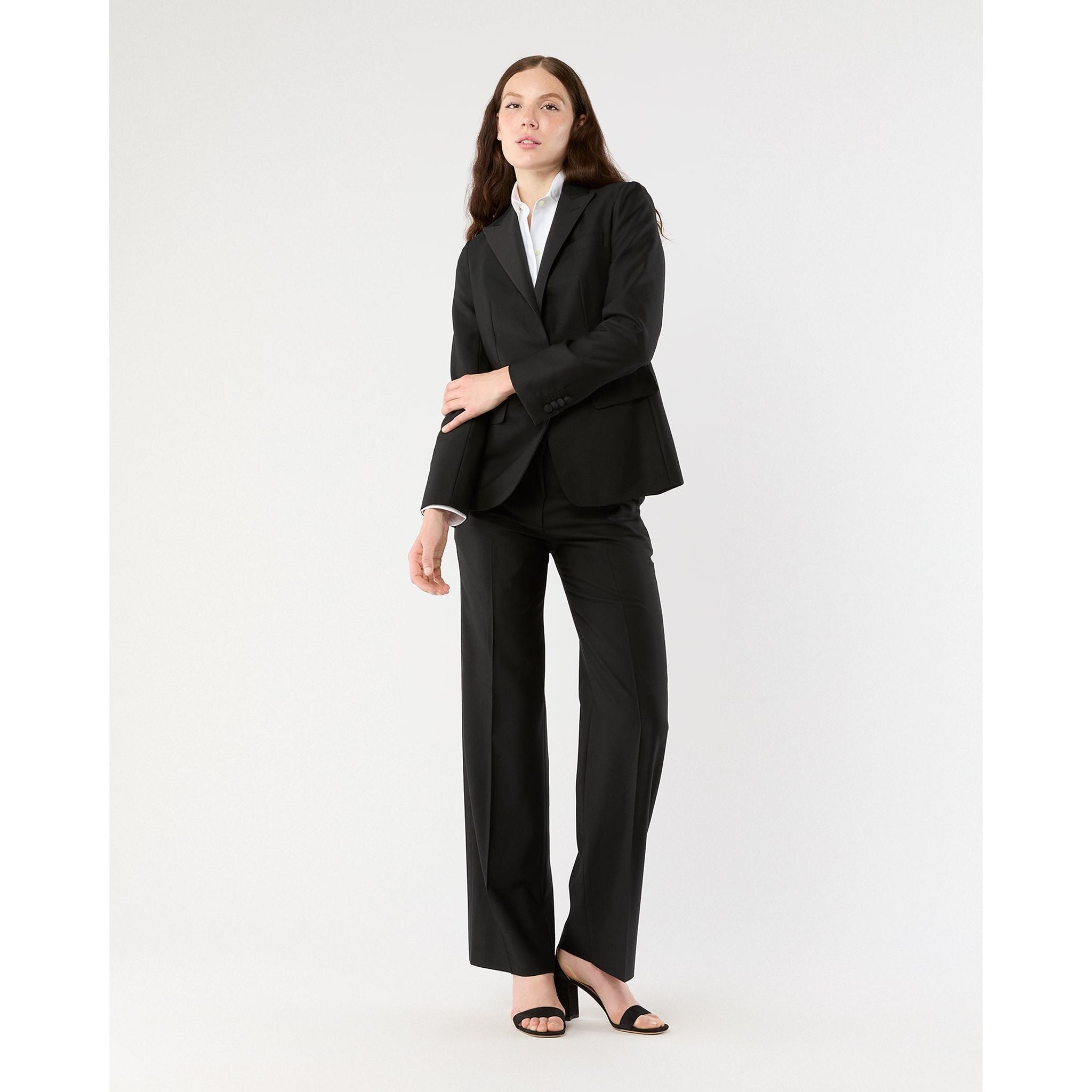Pleated Bib-Front Tuxedo Shirt Mashburn