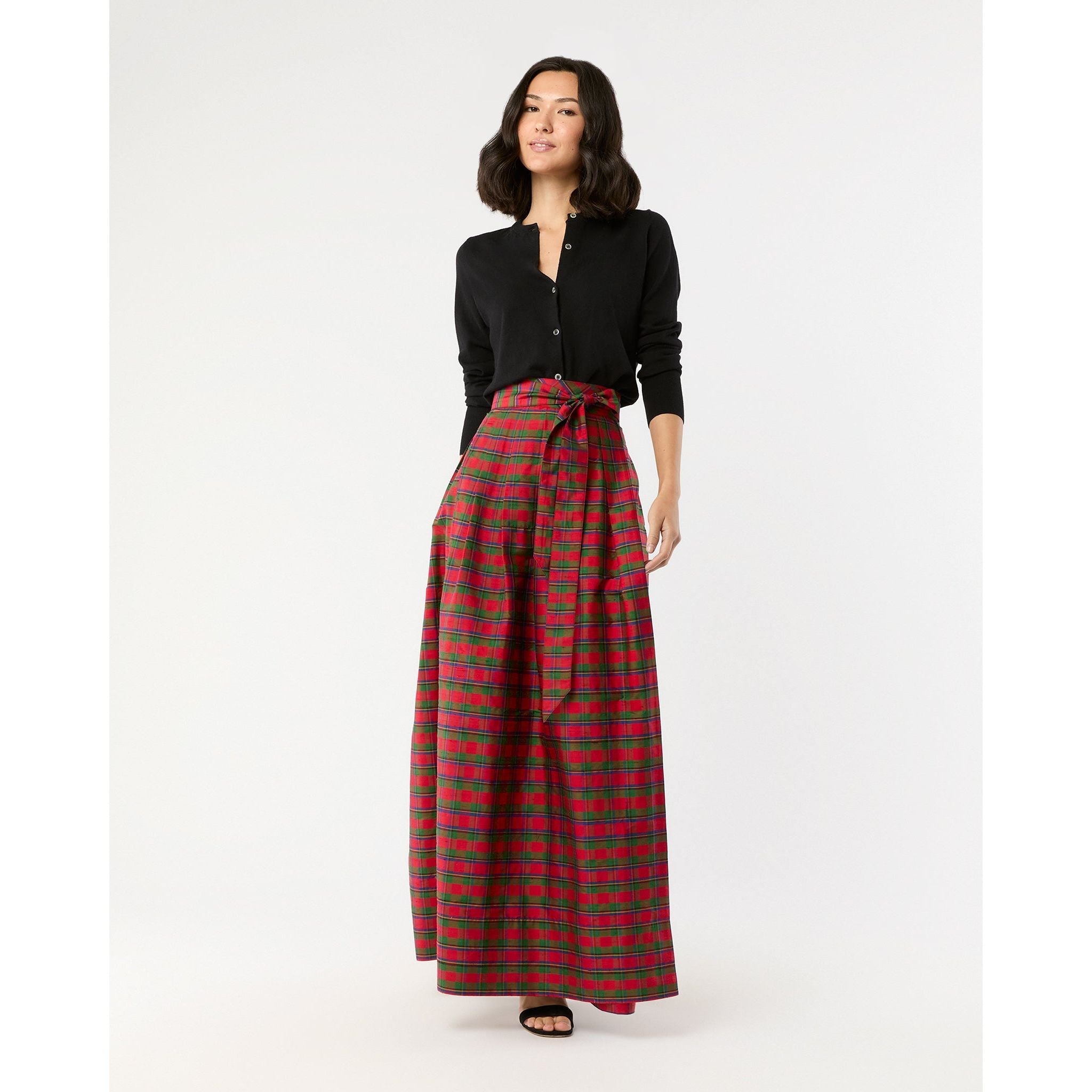 Pleated Wrap Skirt Mashburn