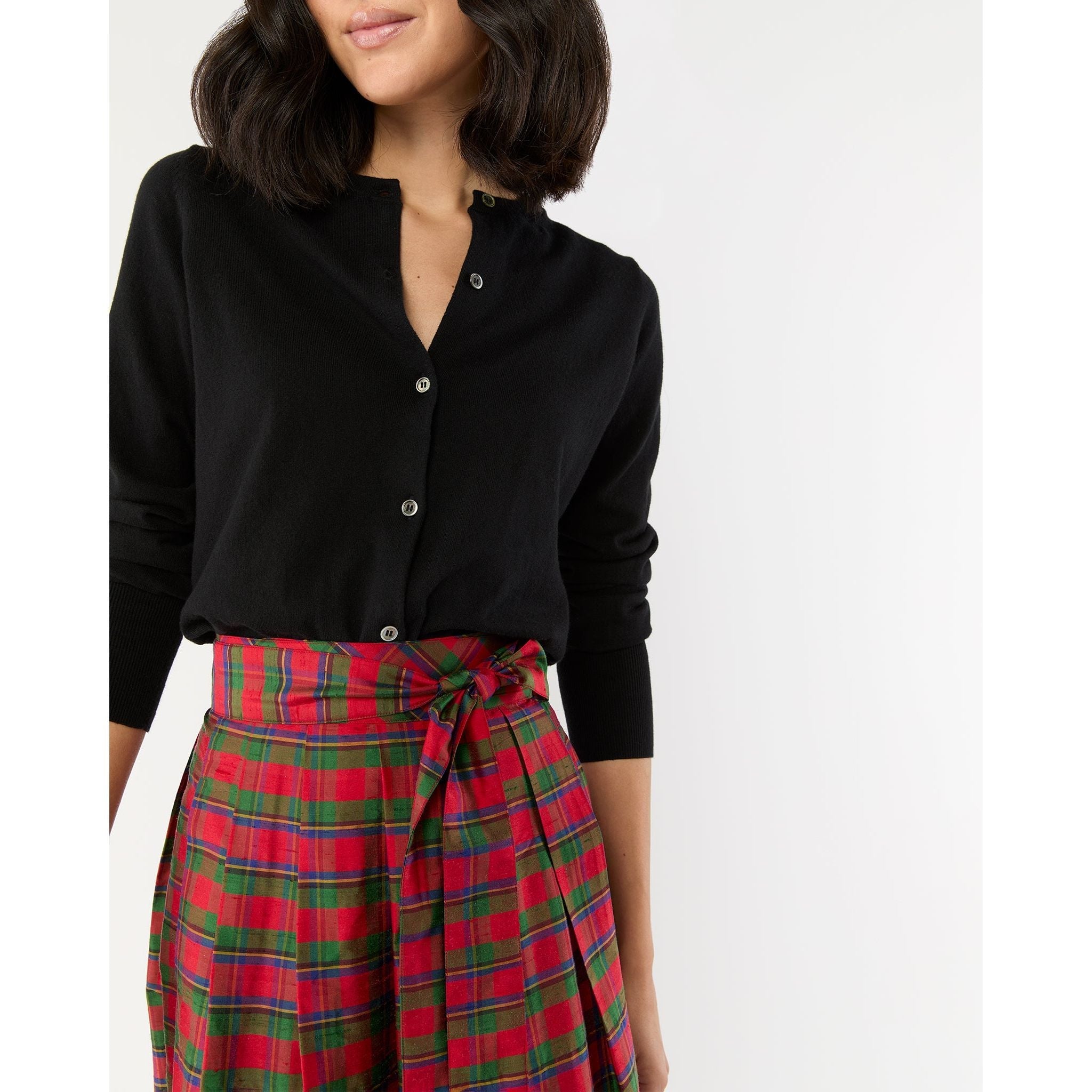Pleated Wrap Skirt Mashburn