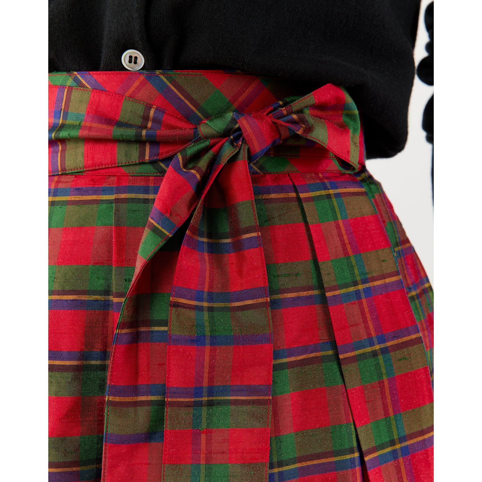 Pleated Wrap Skirt Mashburn