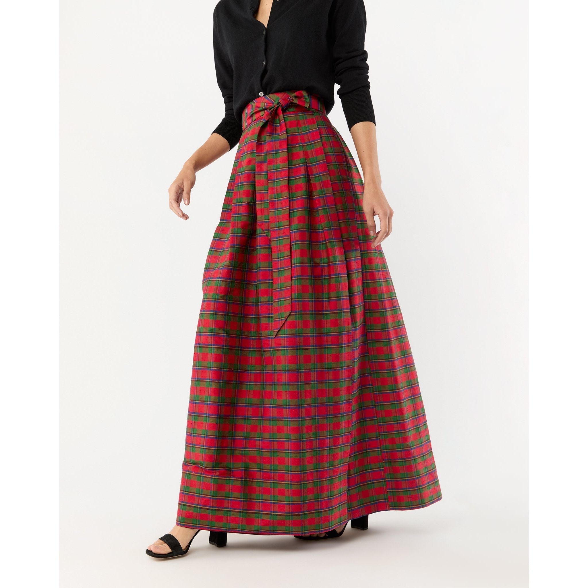 Pleated Wrap Skirt Mashburn