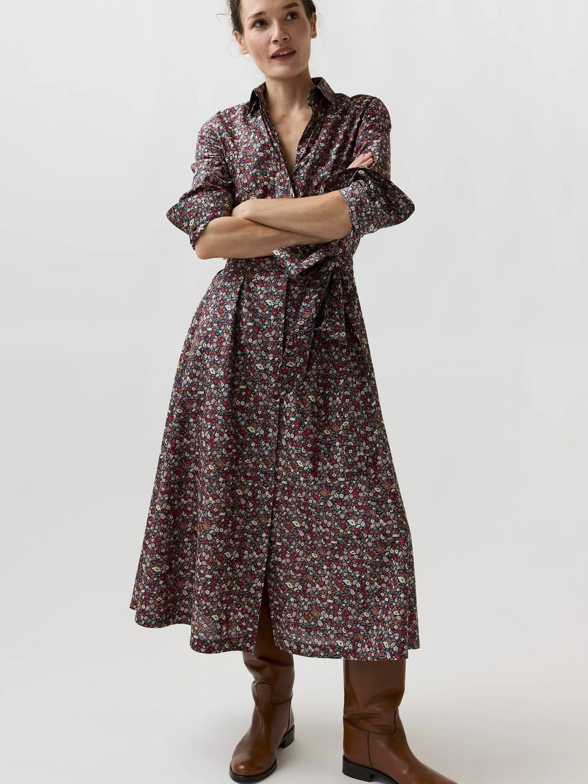Avery Shirtwaist Dress Mashburn
