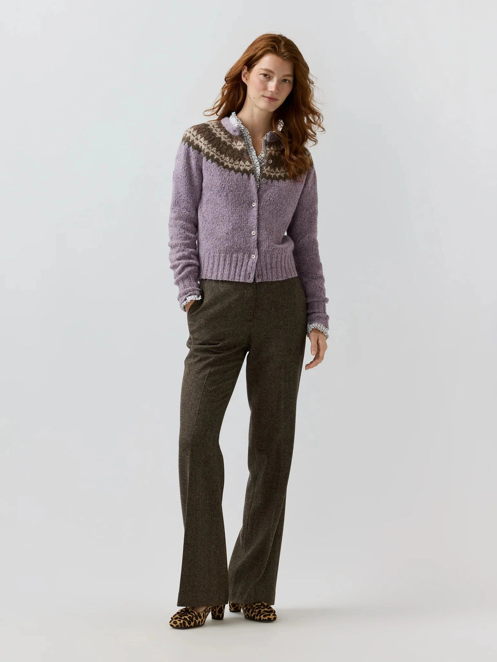 Marge Fair Isle Cardigan Mashburn