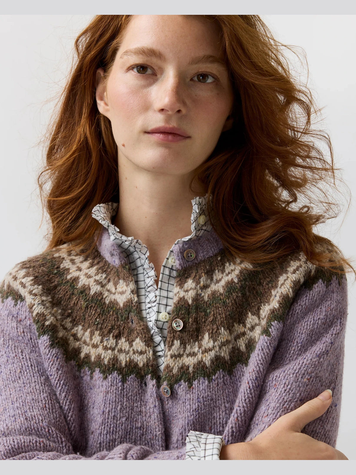 Marge Fair Isle Cardigan Mashburn