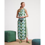 Frances Valentine Sabrina Top Graphic Leaf