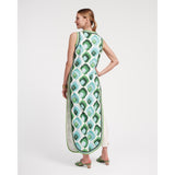 Frances Valentine Sabrina Top Graphic Leaf