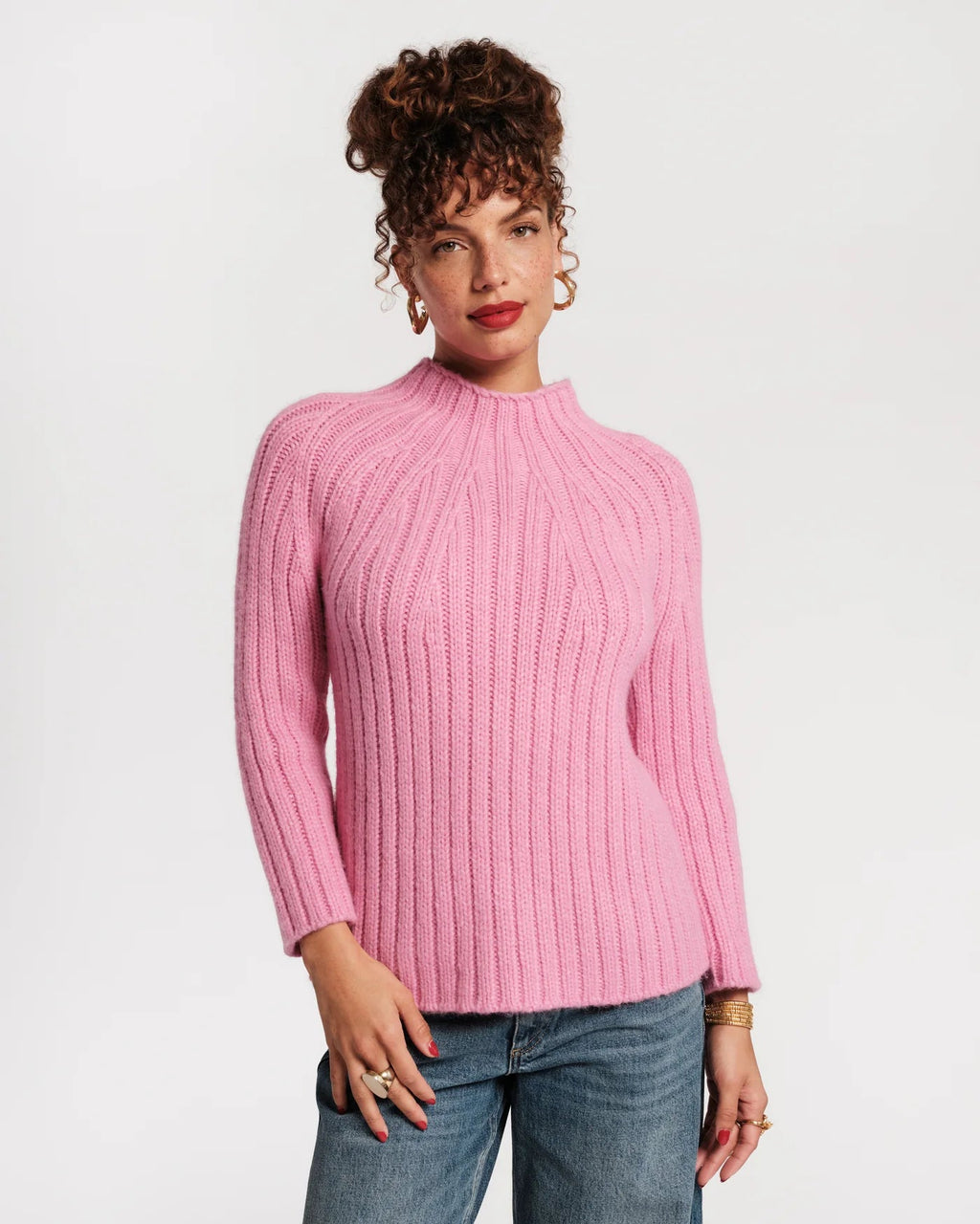 Shelby Funnelneck Sweater Frances Valentine