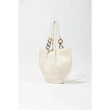 Arlo Chain Pebble Leather Tote Simkhai