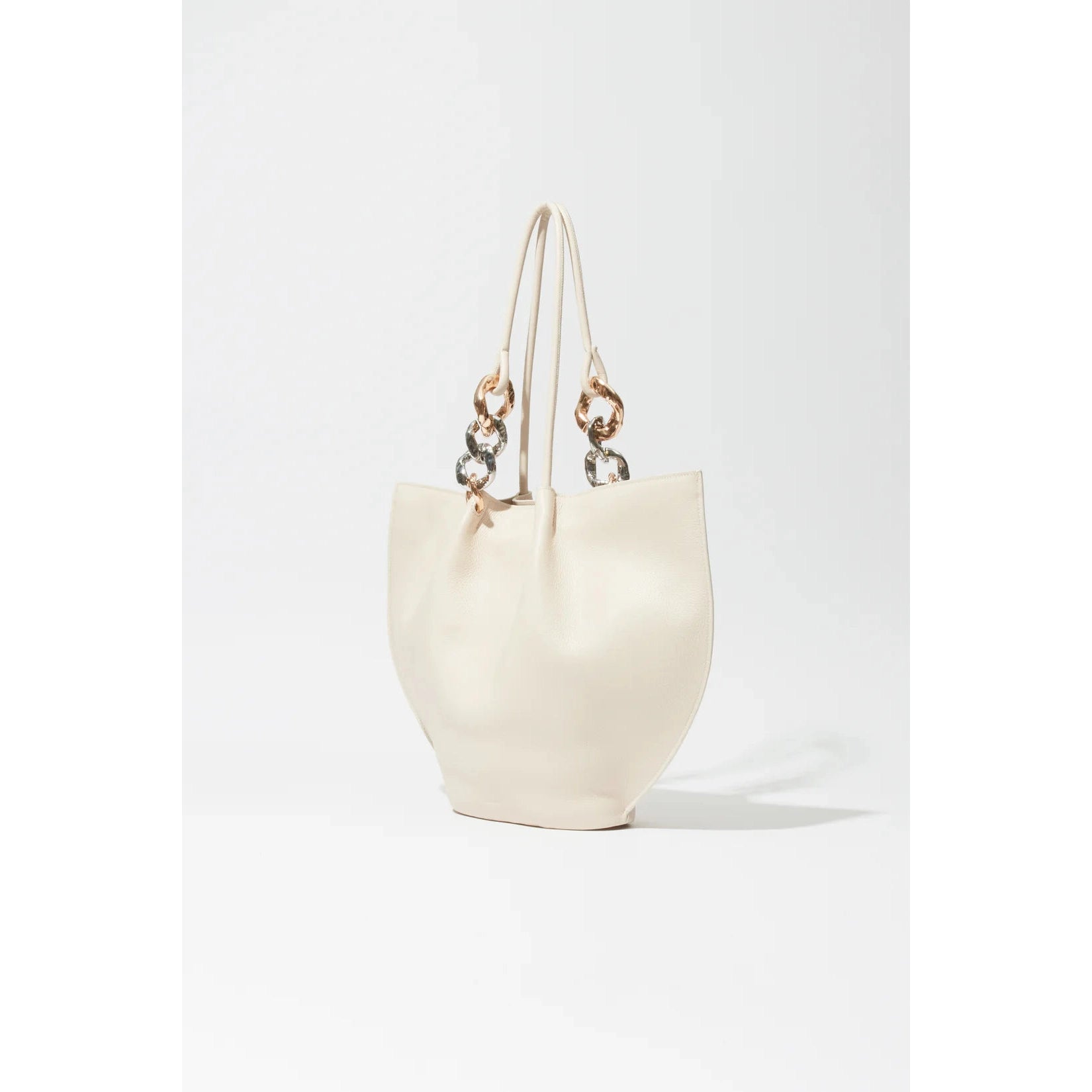 Arlo Chain Pebble Leather Tote Simkhai