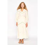 Brighton Skirt in Lime Jamdani MIRTH