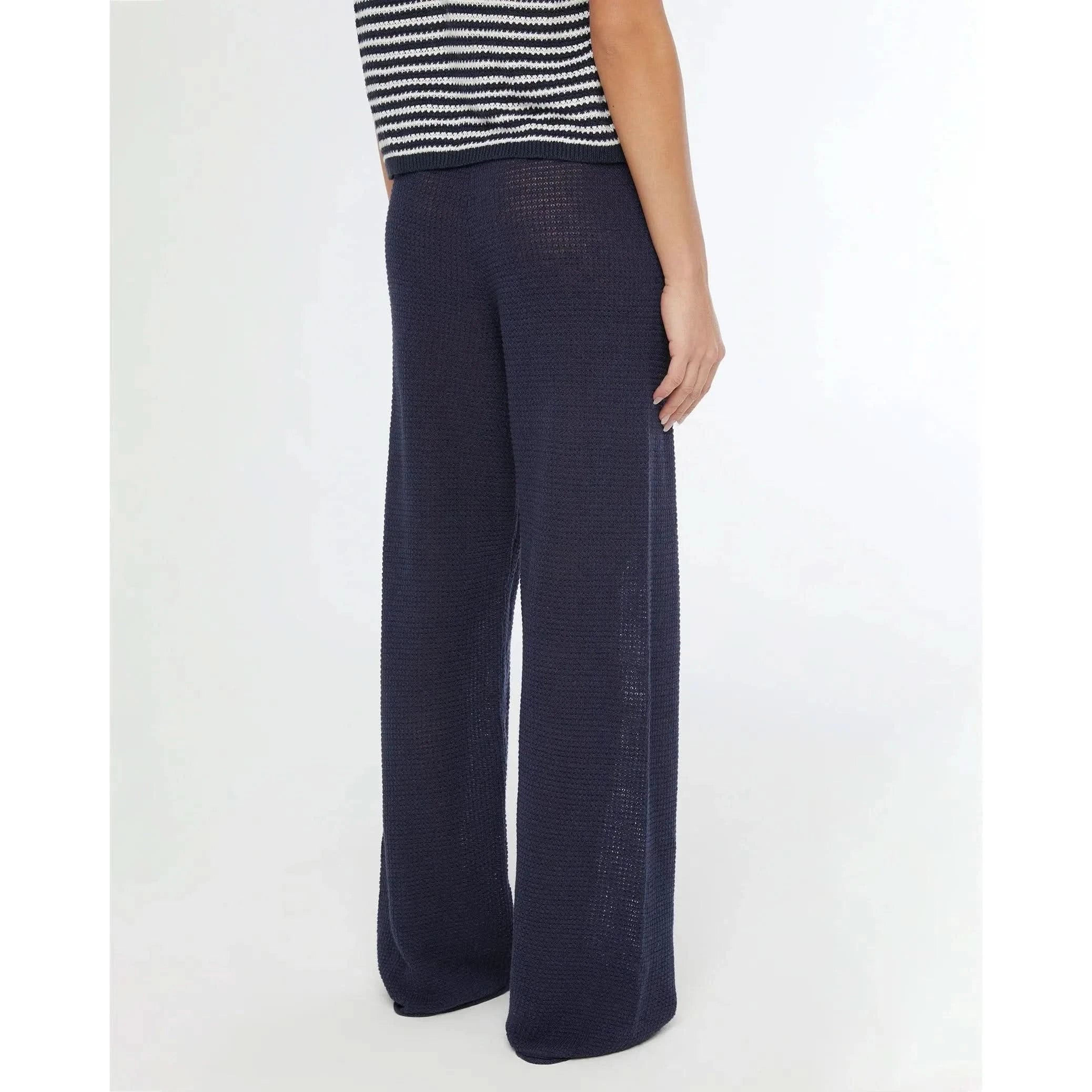 Onia Linen Knit Drawstring Pant Deep Navy - Primm's