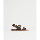 Mansur Gavriel Double Strap Sandal Chocolate