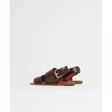 Mansur Gavriel Double Strap Sandal Chocolate