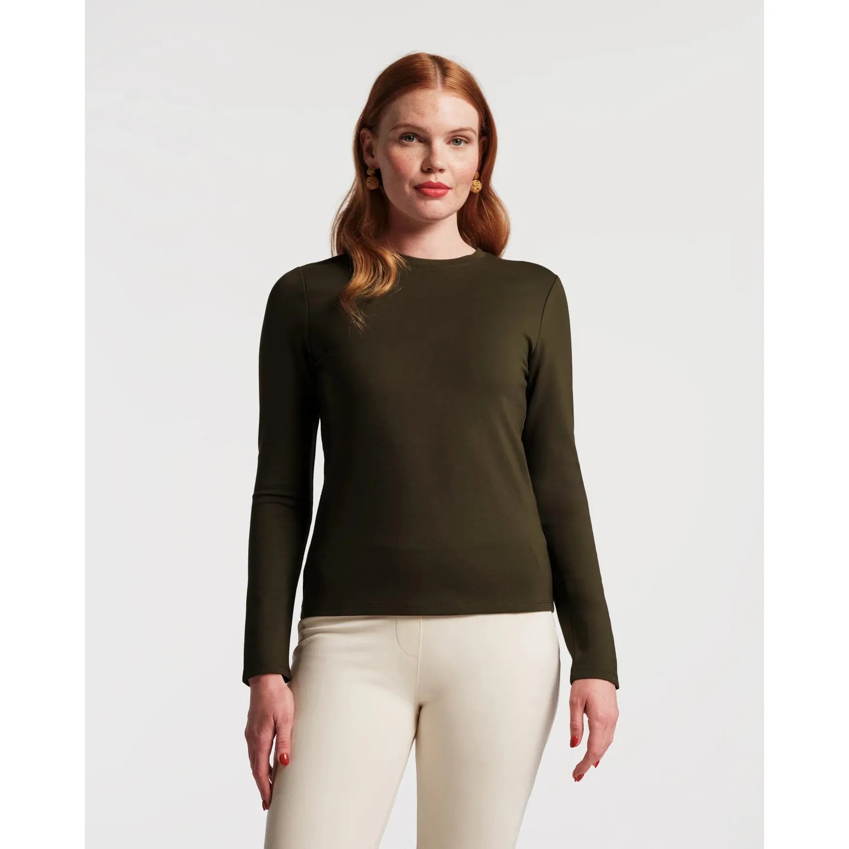 Black Ballet Top Olive