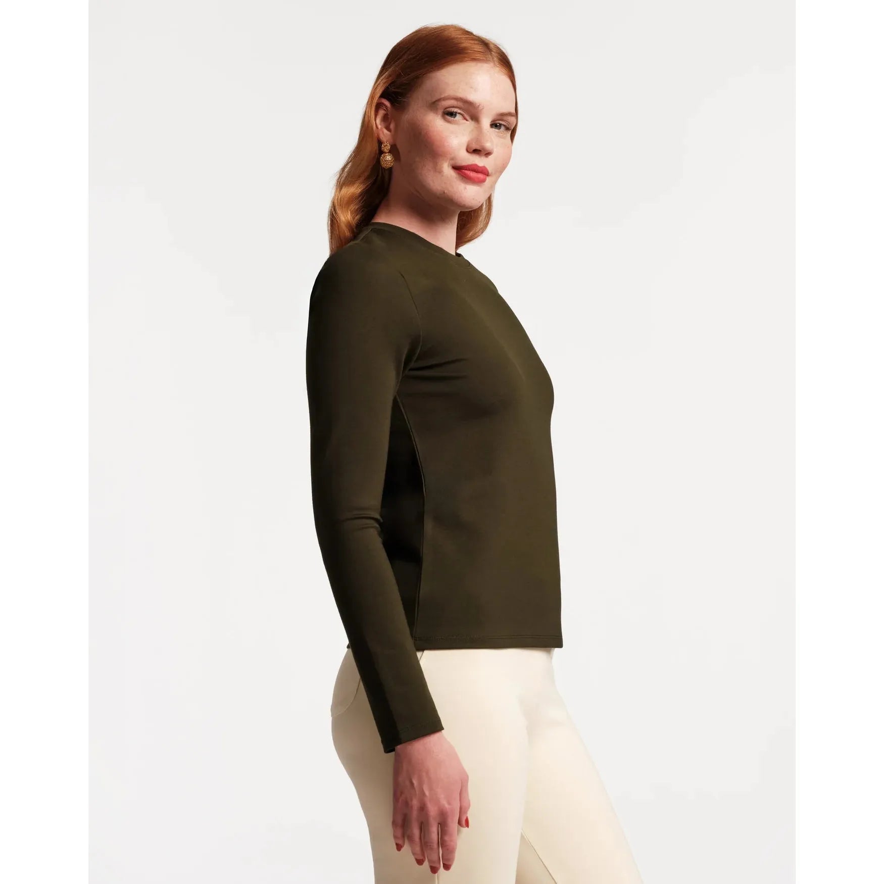 Dark Slate Gray Ballet Top Olive