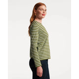 White Smoke Long Sleeve Striped T Shirt