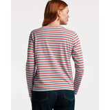Lavender Long Sleeve Striped Tee