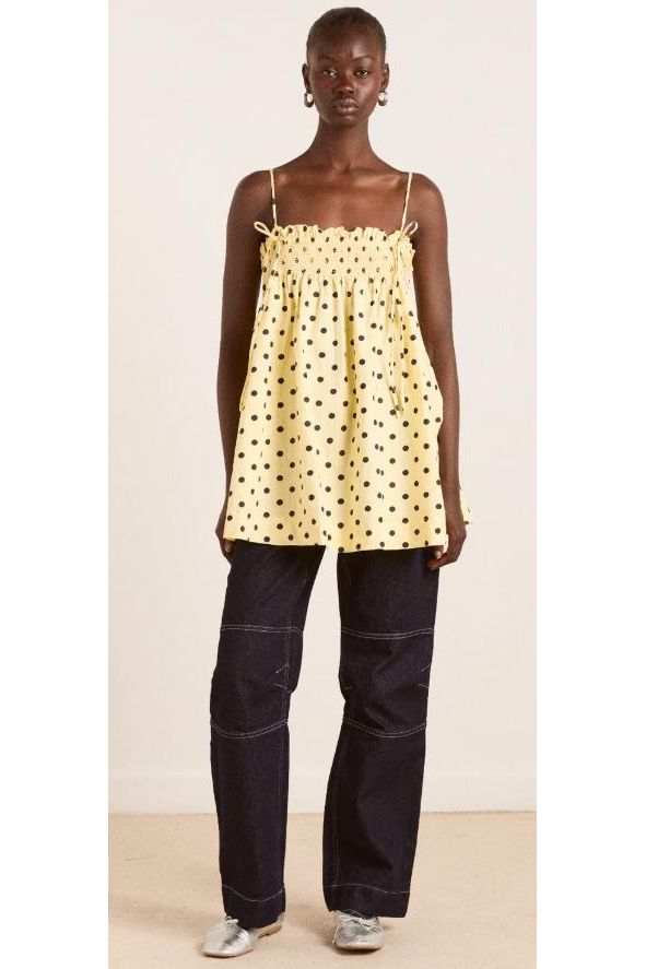LILO MINI DRESS- BUTTER SPOT Damson Madder