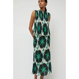 No.6 Store Hiro Skirt Emerald Ikat