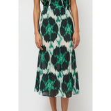 No.6 Store Hiro Skirt Emerald Ikat