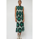 No.6 Store Hiro Skirt Emerald Ikat