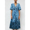 Dark Slate Gray Rory Dress in Midnight Floral