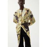 Rodebjer Cecilie long blurry flower blouse