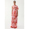 Antique White Alana Dress Blurry Dress Blurry Flower Apricot