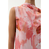 Rodebjer Alana Dress Blurry Dress Blurry Flower Apricot