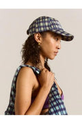 DAMSON MADDER CAP - TOMBOY CHECK Damson Madder