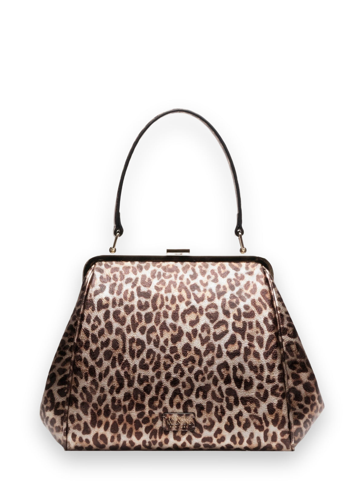 Katherine Frame Bag Metallic Leopard Leather Multi OS Frances Valentine