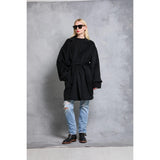 Stable Coat in Wool - Black