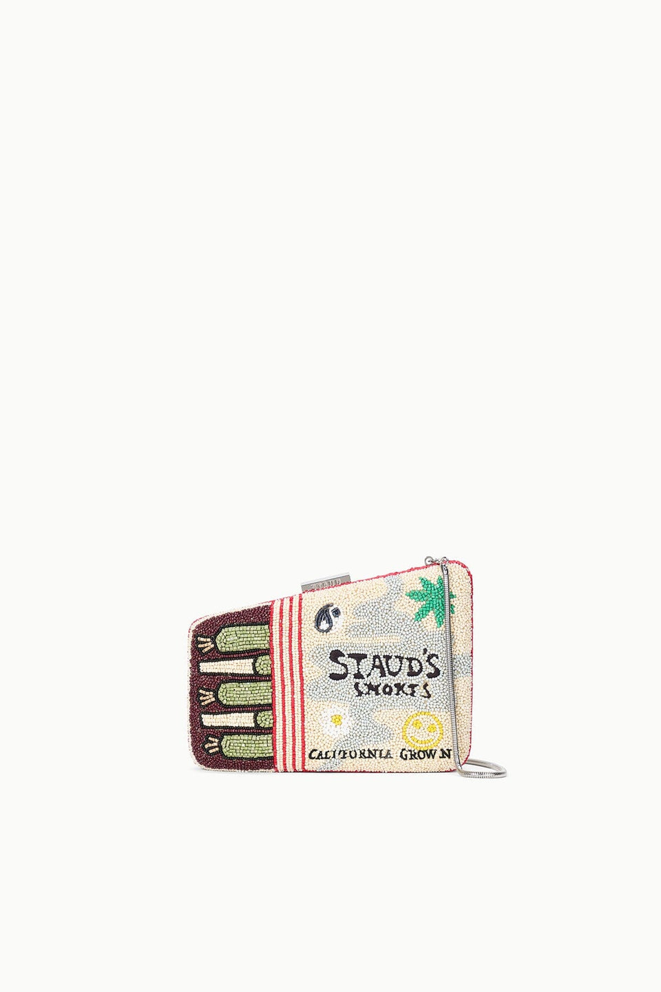CARMELLA BEADED CLUTCH Staud