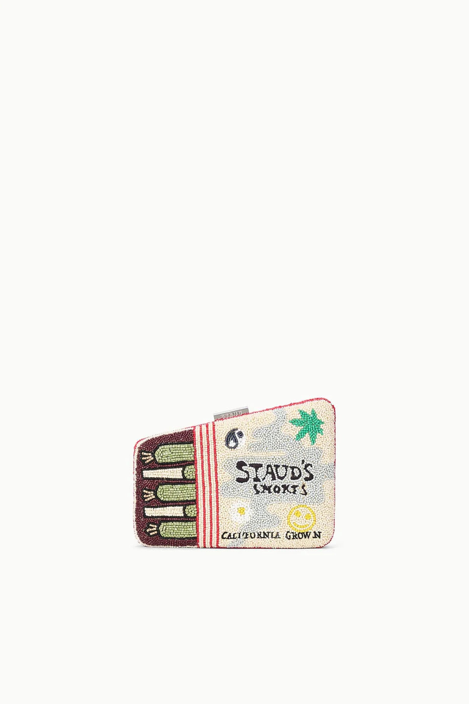 CARMELLA BEADED CLUTCH Staud