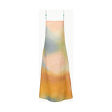 Staud Laurel Linen Dress Pastel Clouds