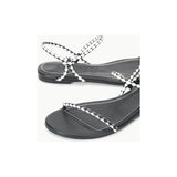 Staud Laurel Sandal Black Paper