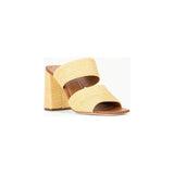 Staud Skylar Heel Natural Raffia